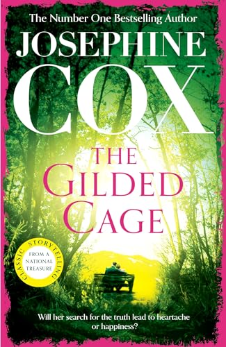 Book cover: "The Gilded Cage" with a forest path and two figures.