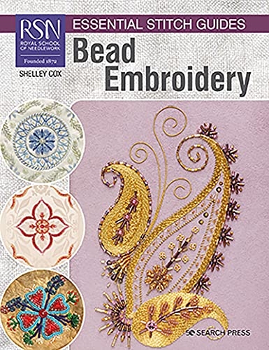 Book cover featuring colorful bead embroidery designs and floral motifs.