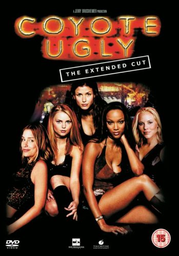 DVD cover for Coyote Ugly The Extended Cut featuring five women posing together.