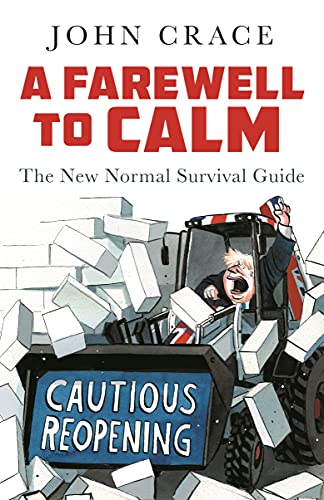 Book cover: illustrated man in a digger amidst falling blocks.