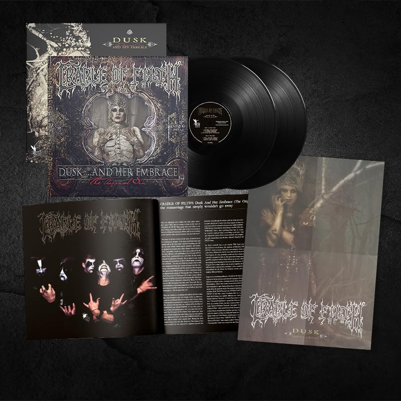 Cradle Of Filth vinyl record with ornate cover art and inserts.