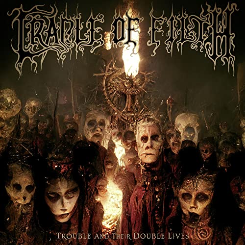 Cradle of Filth album cover: dark, gothic imagery with skulls and figures.