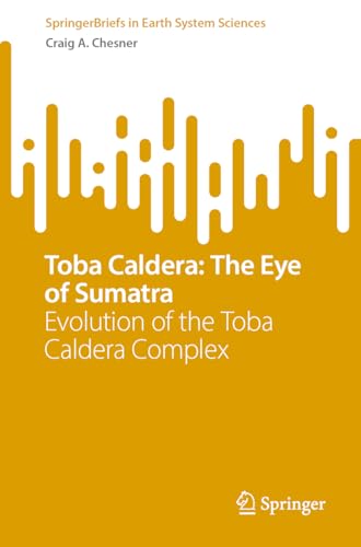 Book cover for "Toba Caldera: The Eye of Sumatra" with orange and white design.
