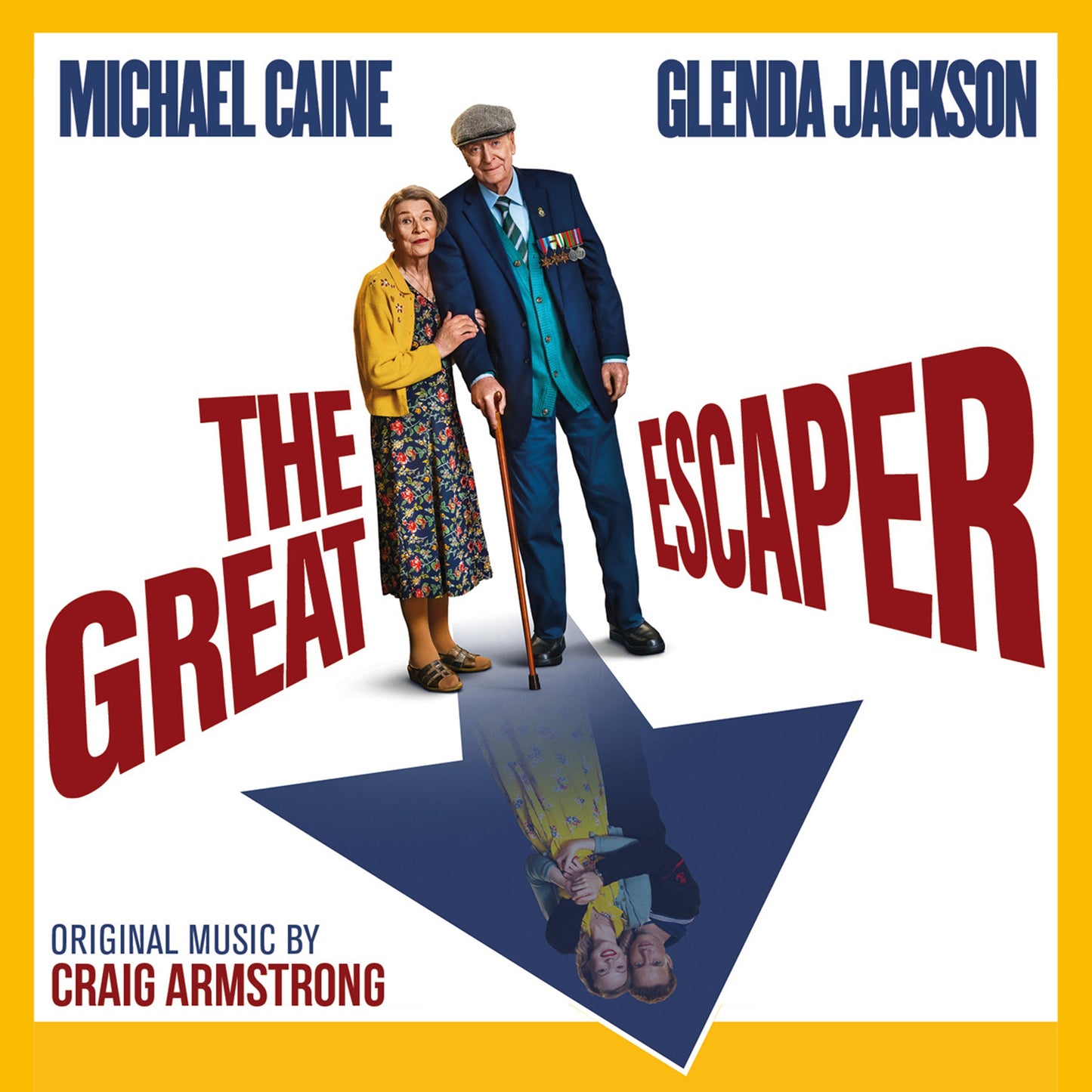 “The Great Escaper” soundtrack CD cover featuring Michael Caine and Glenda Jackson.