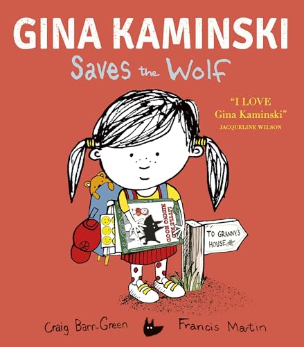 Book cover featuring an illustrated girl with pigtails holding a book by a signpost.