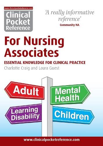 Nursing reference guide cover with directional signpost imagery.