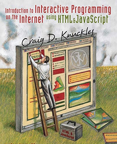 Book cover: “Introduction to Interactive Programming” with man on ladder.