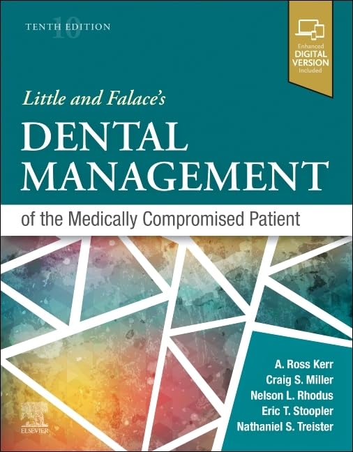 Cover of "Dental Management of the Medically Compromised Patient" textbook.