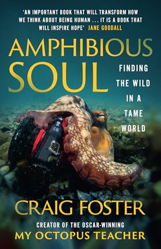 Book cover: octopus interacting with a diver’s equipment underwater.