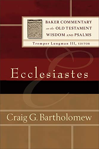 Red book cover with title “Ecclesiastes” and ancient relief image.