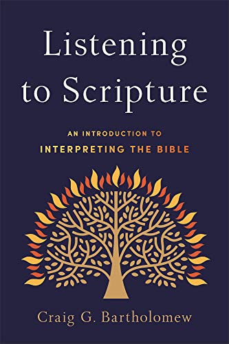 Book cover: "Listening to Scripture" with a tree illustration.
