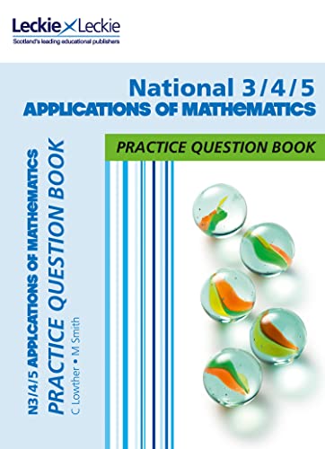 Maths practice question book cover with marbles and blue stripes.