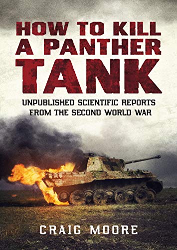 Book cover featuring a burning Panther tank and bold red and black text.
