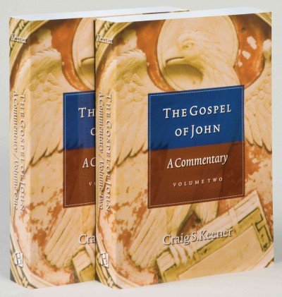 Two copies of The Gospel of John: A Commentary by Craig S. Keener.