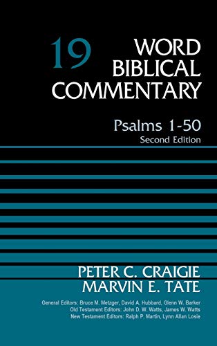 Book cover: "Psalms 1-50, Volume 19" Word Biblical Commentary, second edition.