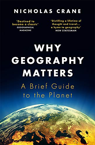 Book cover: “Why Geography Matters” with an image of Earth.
