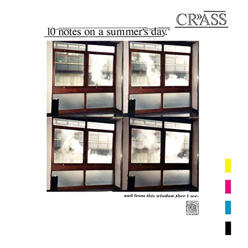 Vinyl album cover for Crass, featuring four window panes and text.