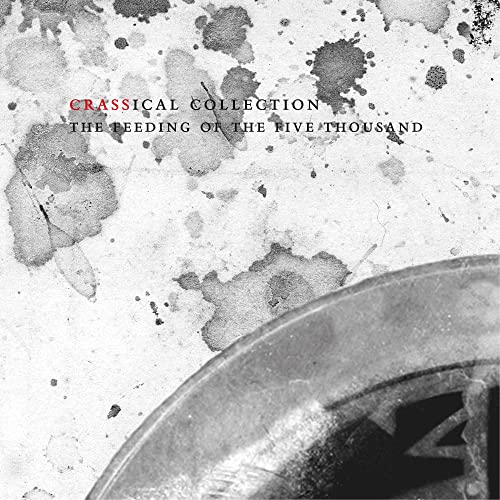 CD cover with splattered paint and a partial anarchist symbol.
