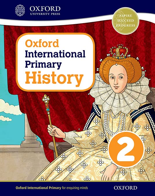 History textbook cover featuring Queen Elizabeth I and the number 2.