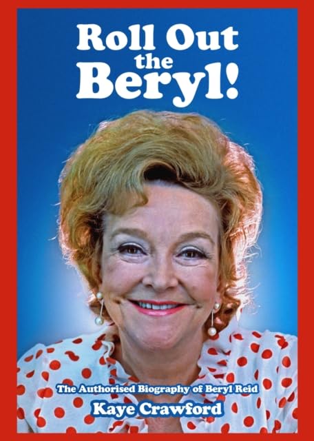 Book cover featuring a smiling portrait of Beryl Reid, with red borders.