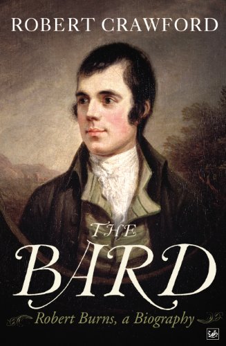 Book cover featuring a portrait of Robert Burns, a biography.