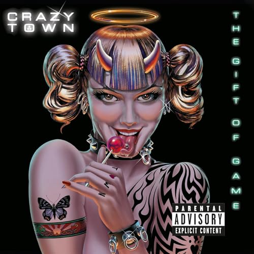CD cover for Crazy Town’s “Gift of Game” featuring a woman with horns.