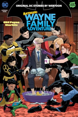 Cover of "Batman: Wayne Family Adventures Volume Five" comic, featuring the Bat-Family.