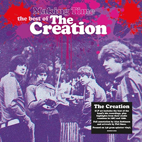 Album cover for “Making Time” by The Creation on splatter vinyl.