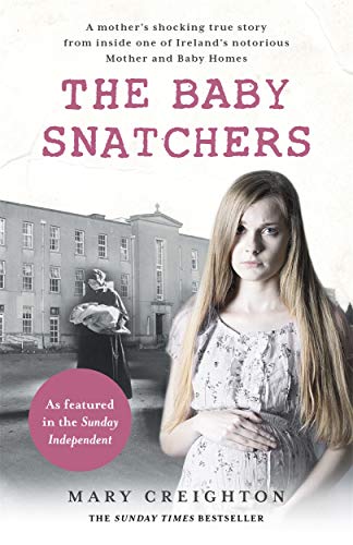 Book cover depicting a young woman and a building, titled "The Baby Snatchers".