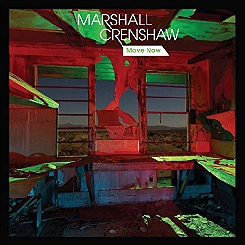 Album cover showing a dilapidated room with red and green lighting, looking outdoors.