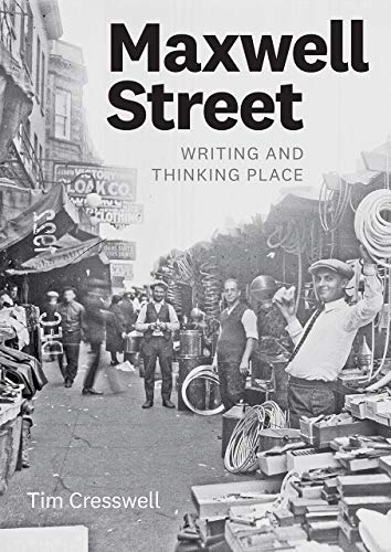 Book cover: "Maxwell Street" with a historic street scene photograph.