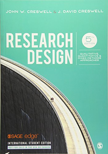 Book cover for “Research Design,” 5th edition, with a bridge image.