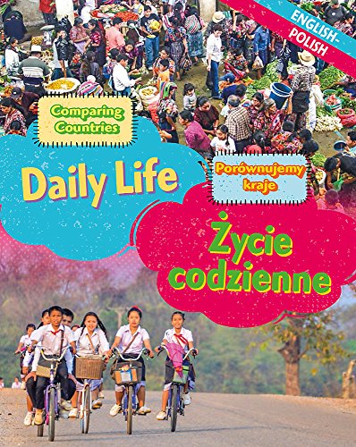 Book cover: "Daily Life," comparing cultures, English and Polish text.