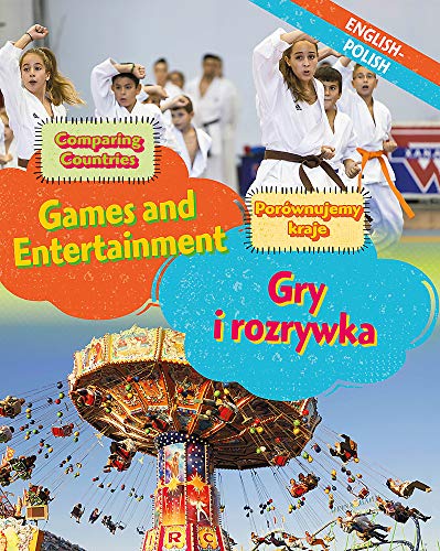 Book cover with children practicing martial arts and a carnival ride.