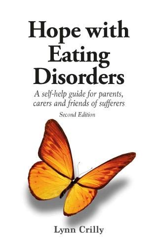 Book cover with title “Hope with Eating Disorders” and an orange butterfly.