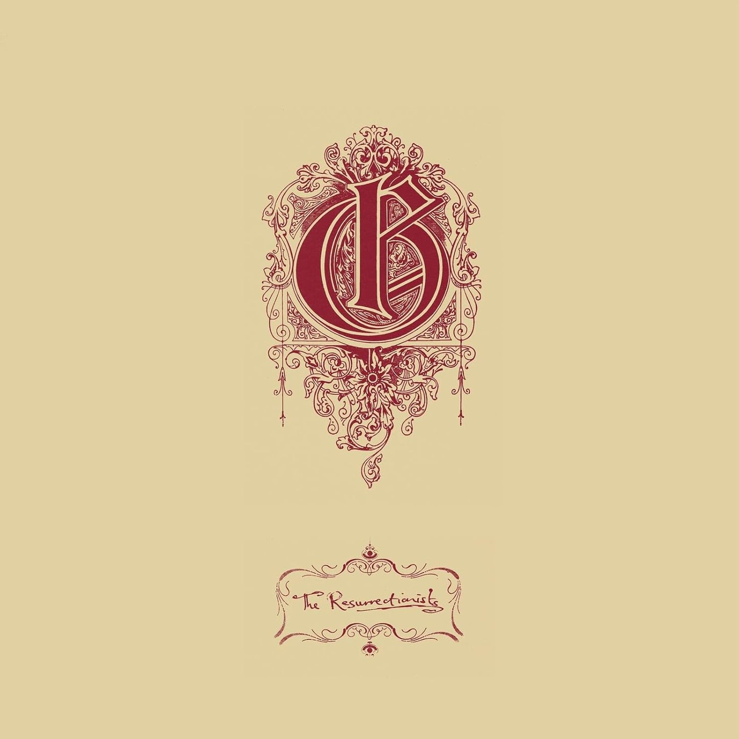 CD album cover featuring a dark, surreal illustration of a bird-like figure.