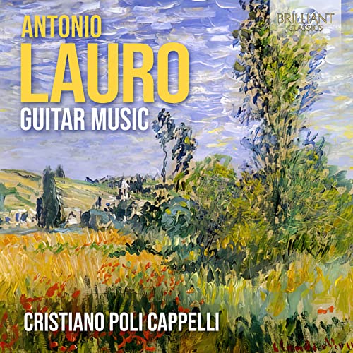 CD cover: "Lauro Guitar Music" with impressionistic landscape painting.