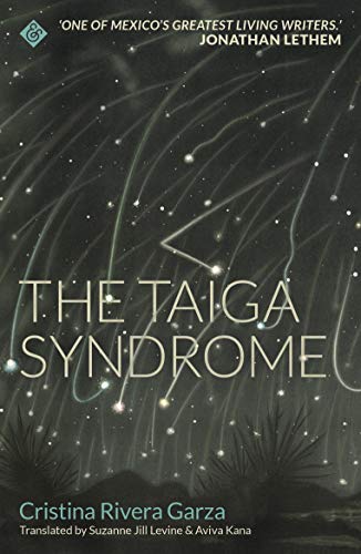 Book cover for The Taiga Syndrome showing a dark, starry sky over desert silhouettes.