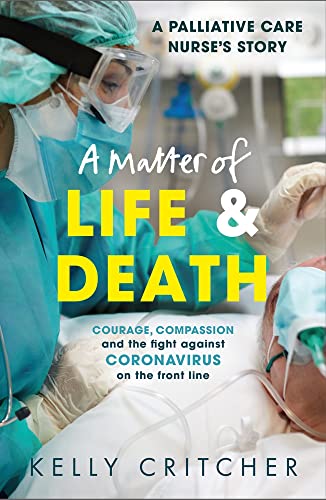 Book cover featuring a healthcare worker tending to a patient.