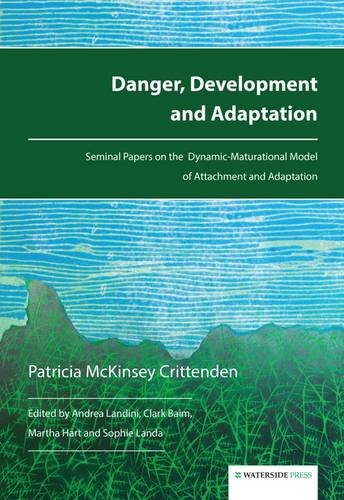 Book cover with green title text over a blurred, watery landscape.