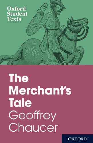 Book cover: "The Merchant's Tale" by Geoffrey Chaucer, with a medieval illustration.