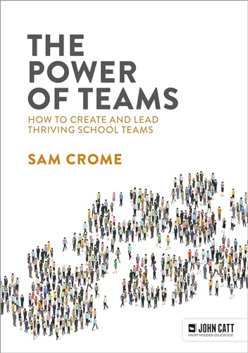 Book cover titled The Power of Teams by Sam Crome with many small figures.