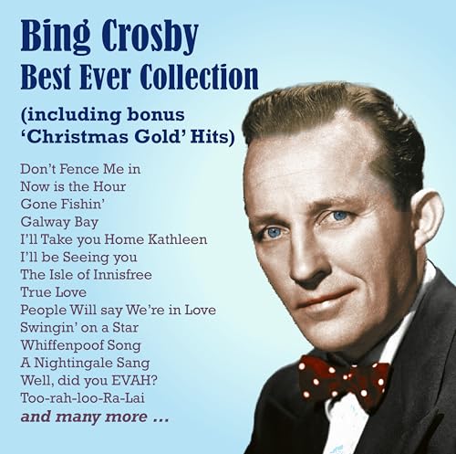 CD cover featuring a portrait of Bing Crosby in blue tones.