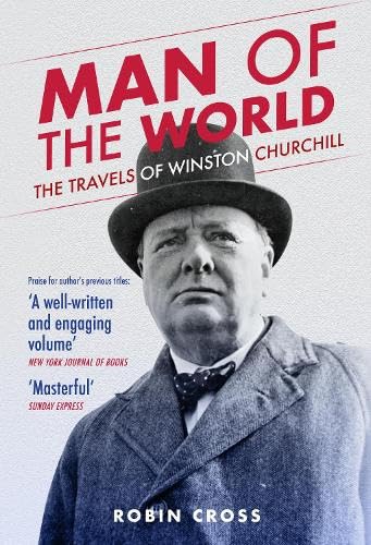 Book cover featuring Winston Churchill in a hat and suit.
