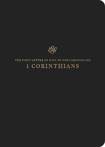 Black journal with gold lettering: "1 Corinthians" and a decorative symbol.