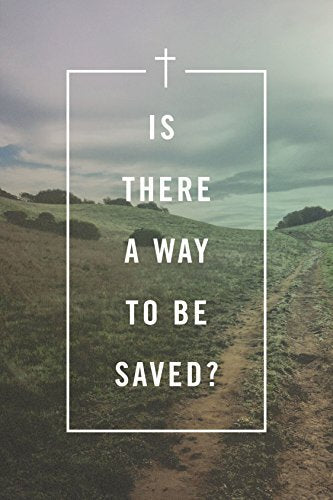 Book cover with text "Is There a Way to Be Saved?" over a landscape.