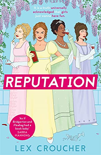 Book cover: illustrated women in Regency dresses with wine glasses.
