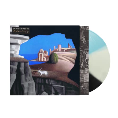 Crowded House "Dreamers Are Waiting" vinyl record with surreal landscape cover.