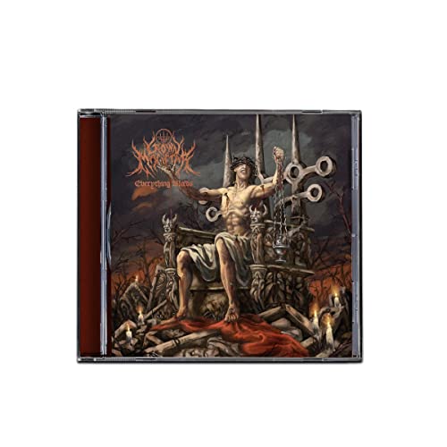 CD case featuring a dark, ornate illustration of a seated figure.