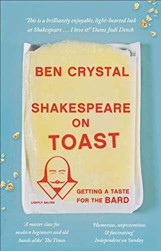 Book cover: “Shakespeare on Toast” designed as a butter block.